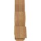Ekena Millwork Kennewick Rough Sawn Timber Gable Bracket, Western Red Cedar, 48"W x 22"H x 6"D x 6"F, 11/12 Pitch GBW048X22X0606KEN00RWR - alternate 4